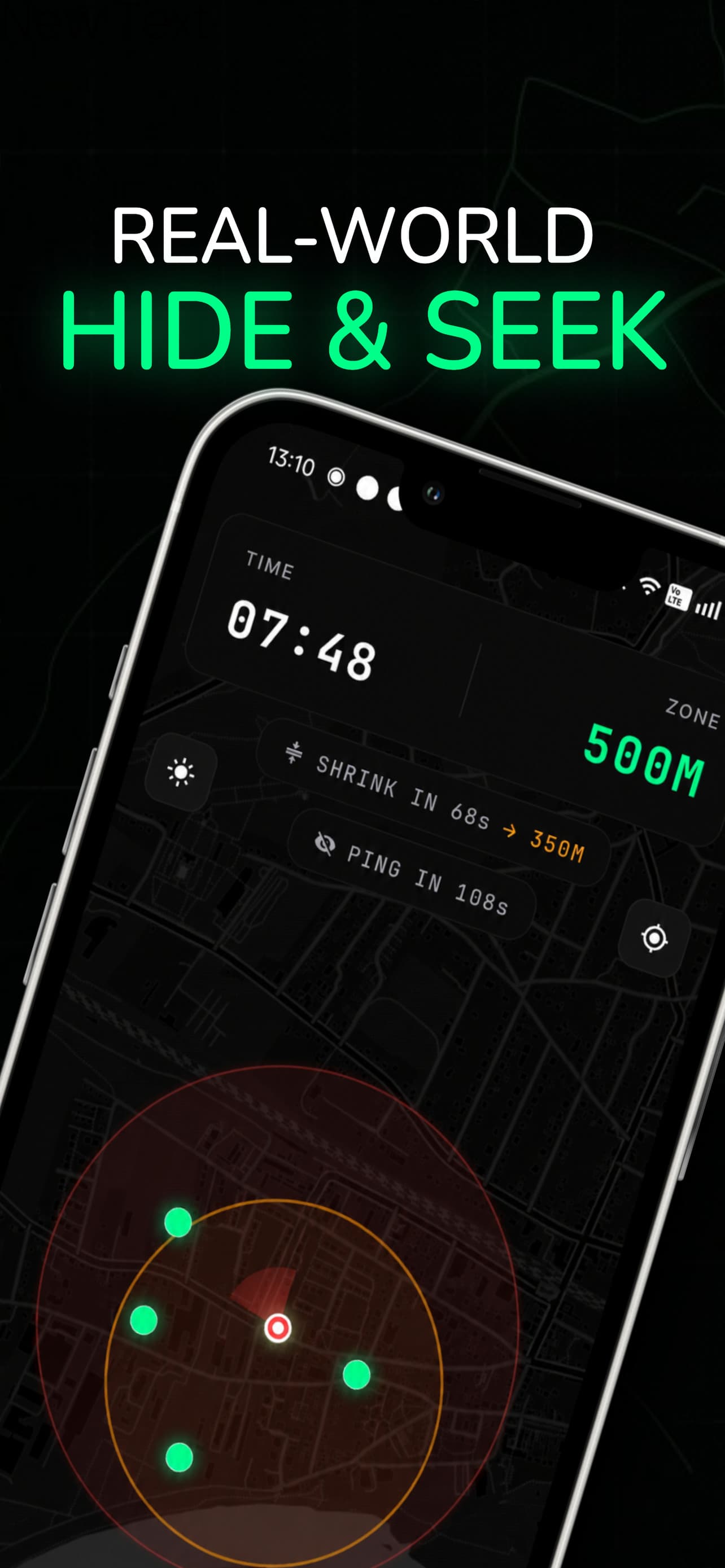HideZone: IRL GPS Hide & Seek - screenshot 2